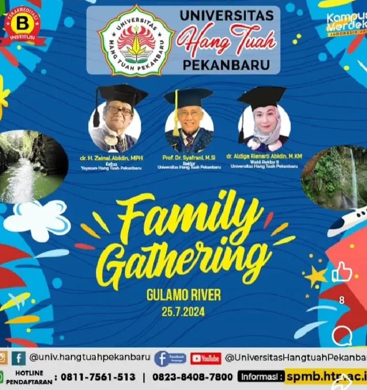 Family Gathering UHTP Tahun 2024 Rektor UHTP : Kita adalah Sama, Tidak Ada Perbedaan Satu Dengan Yang Lain, Duduk Sama Rendah, Berdiri Sama Tinggi. 