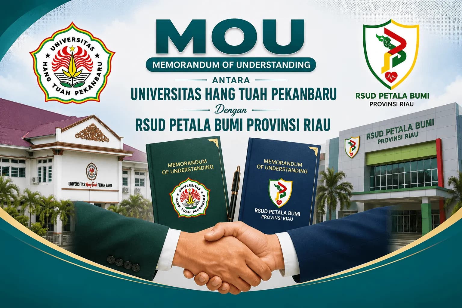 Memorandum Of Understanding (MOU) Universitas Hang Tuah Pekanbaru Dengan Rumah Sakit Petala Bumi Provinsi Riau