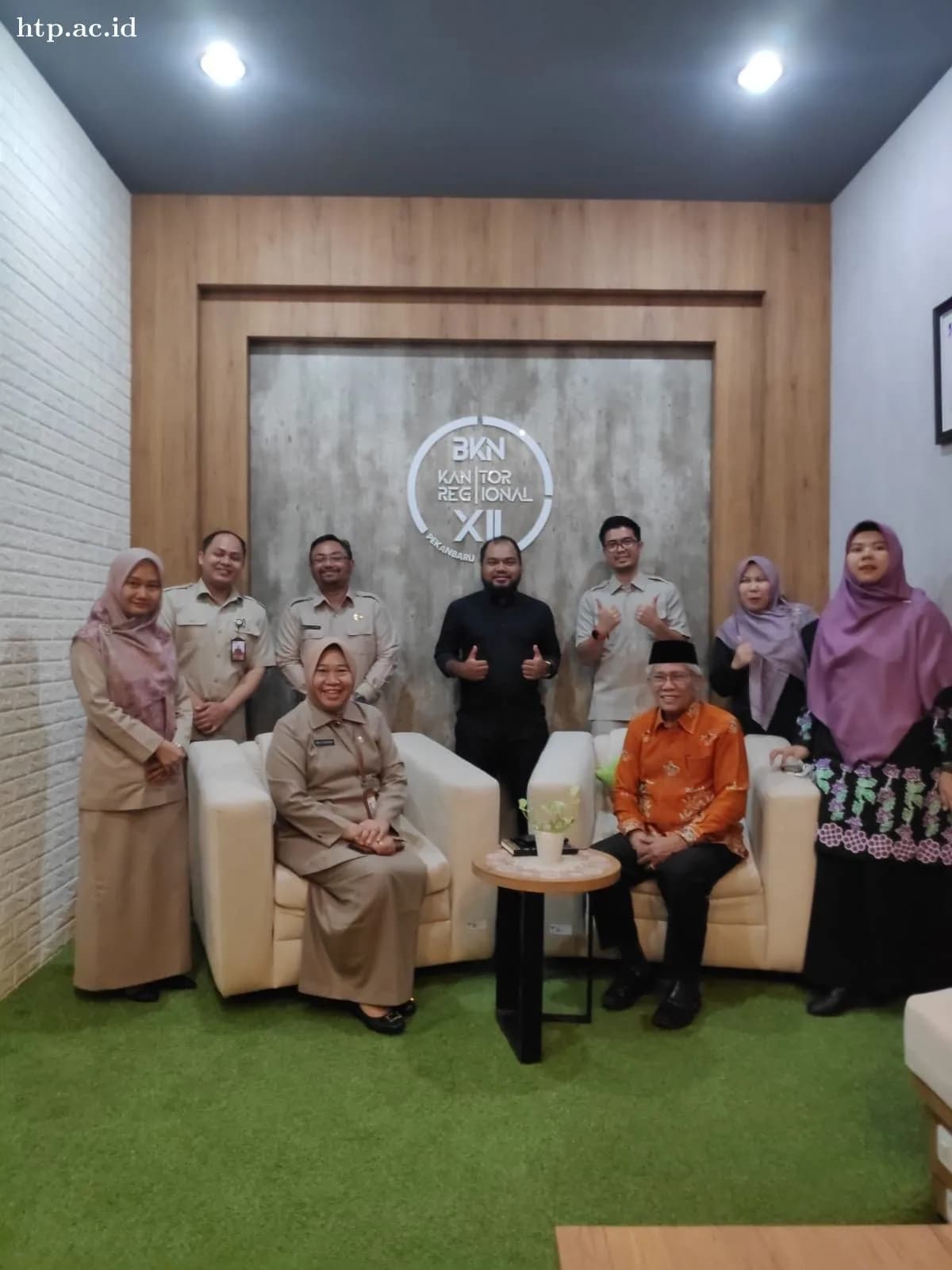 Kunjungan Rektor UHTP dan Rombongan Ke BKN Regional XII Pekanbaru