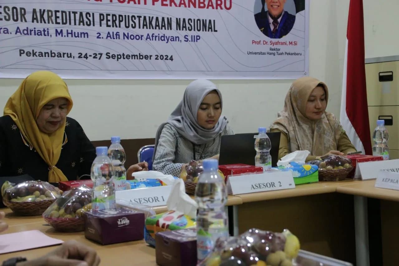Visitasi Akreditasi Perpustakaan Universitas Hang Tuah Pekanbaru 