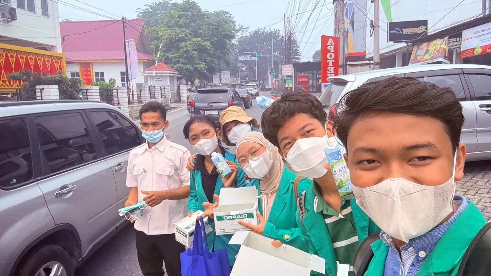 Kolaborasi Universitas Hang Tuah Pekanbaru dan Dinas Kesehatan Provinsi Riau dalam Penanganan Kabut Asap Tahun 2026