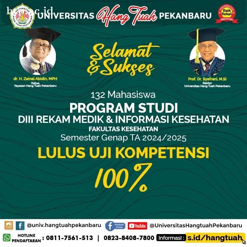 Prestasi Gemilang! Prodi DIII Rekam Medik dan Informasi Kesehatan UHTP Raih Kelulusan 100% Uji Kompetensi Nasional