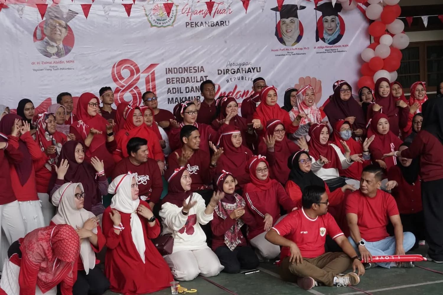 Meriahkan HUT ke-81 RI, Universitas Hang Tuah Pekanbaru Gelar 14 Perlombaan