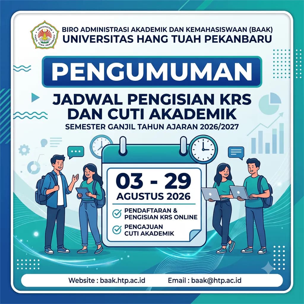 Jadwal Pengisian KRS dan Pengajuan Cuti Akademik Semester Ganjil 2026/2027