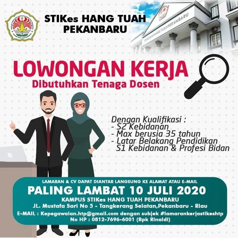 Lowongan Kerja Dosen S1 Kebidanan
