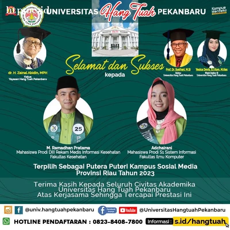 Berprestasi dalam Event Putra Putri Kampus Riau Tahun 2023