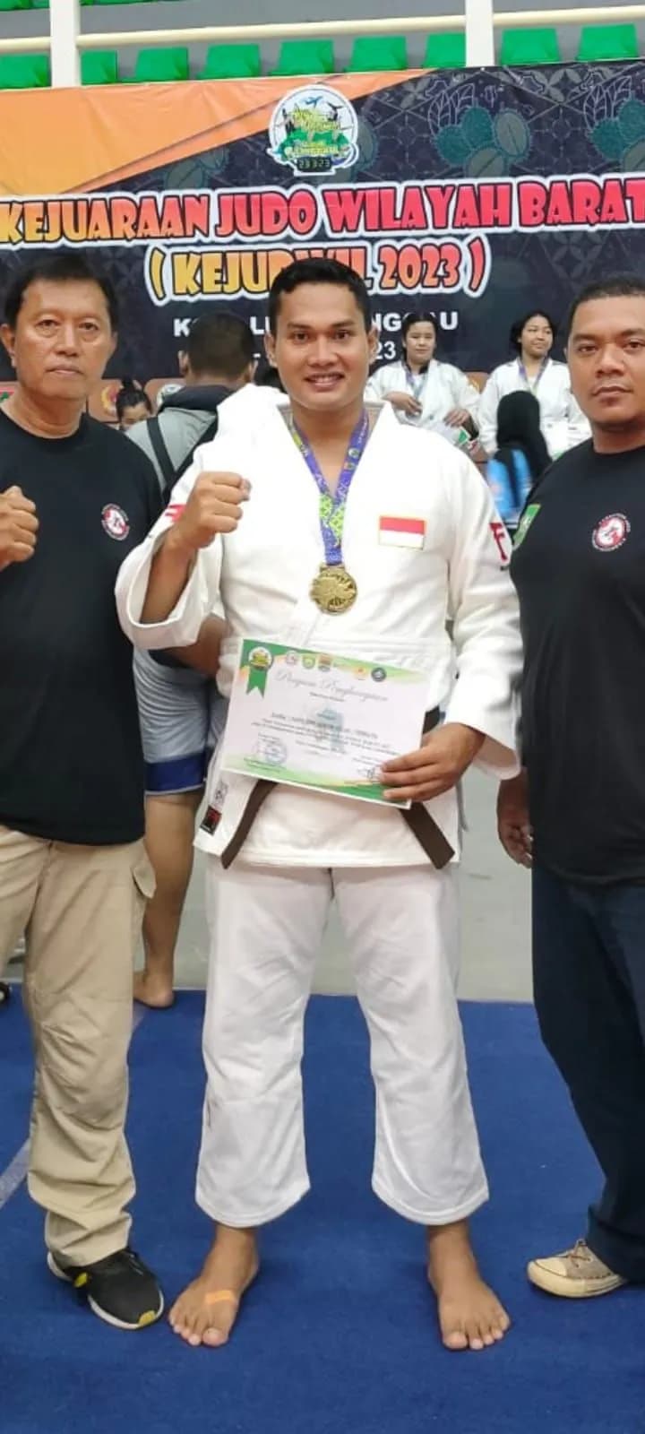 Agus Diansyah Putra, Mahasiswa Prodi S1 Hukum UHTP Juara 1 Kejuaraan Judo Nasional