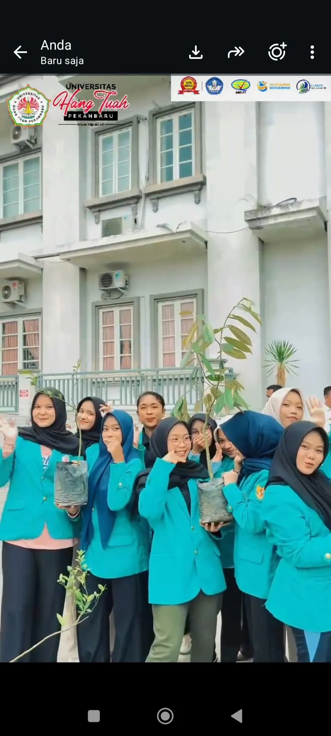 UHTP Dukung Green Policing Kapolda Riau Dengan Penanaman Pohon di Lingkungan Universitas Hang Tuah Tahun 2026