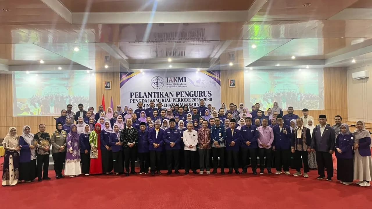PIMPINAN DAN CIVITAS AKADEMIKA UNIVERSITAS HANG TUAH PEKANBARU UCAPKAN SELAMAT DAN SUKSES KEPADA ASSOC. PROF. Dr. JASRIDA YUSNITA, SKM., M.Kes SEBAGAI KETUA PENGURUS DAERAH IAKMI PROVINSI RIAU PERIODE 2026–2030