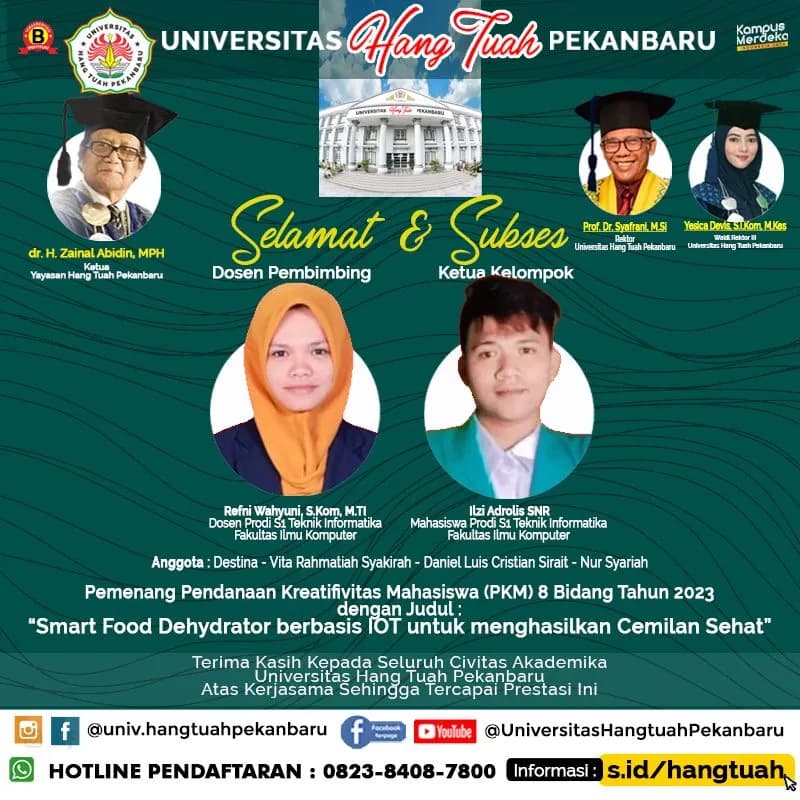 4 TIm Mahasiswa UHTP lolos dalam Pendanaan Kreatifitas Mahasiswa (PKM) Tahun 2023
