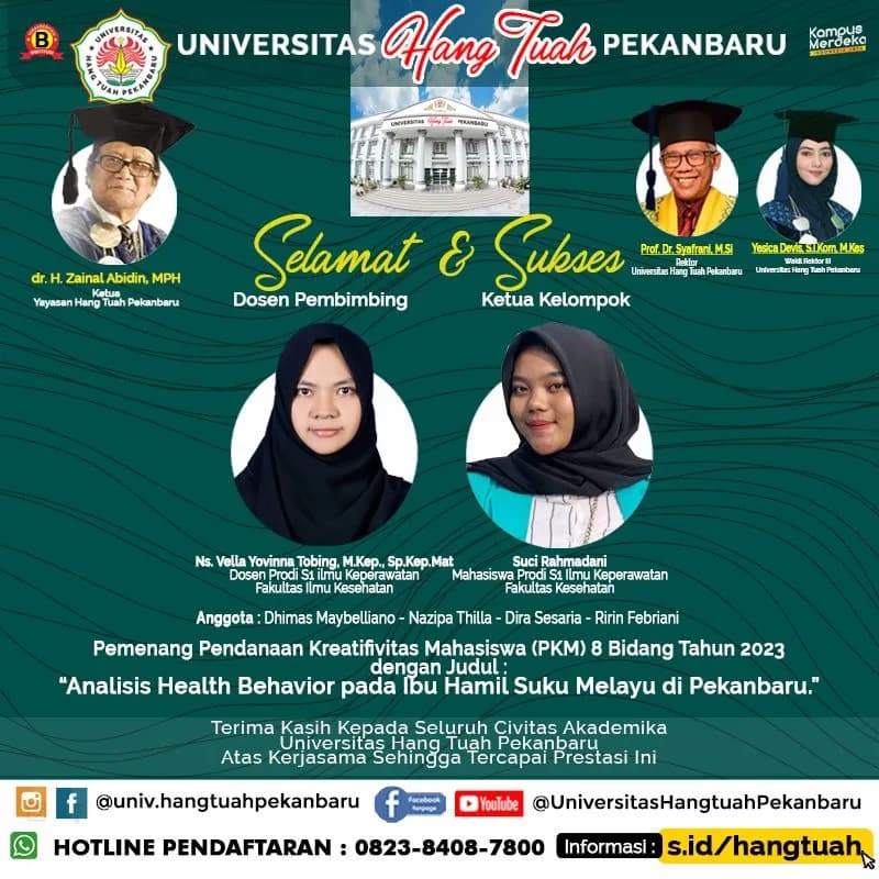 4 TIm Mahasiswa UHTP lolos dalam Pendanaan Kreatifitas Mahasiswa (PKM) Tahun 2023